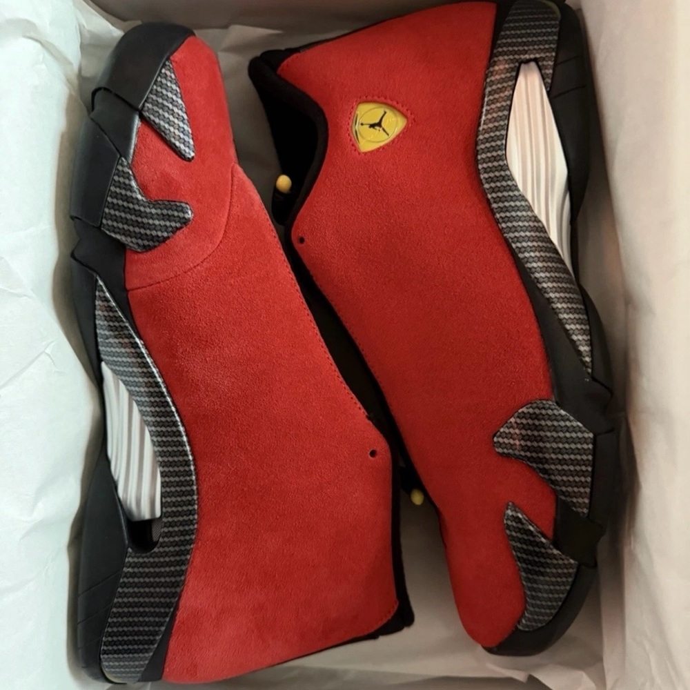 Jordan Red and Black Men's Sneakers